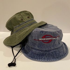 2 Bucket Hats/Bundle - Sz Small or Junior- Unisex
